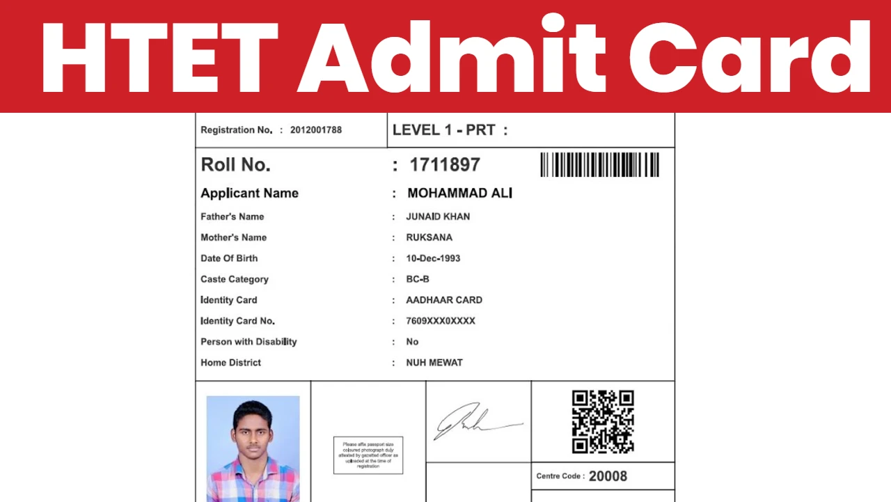 HTET Admit Card