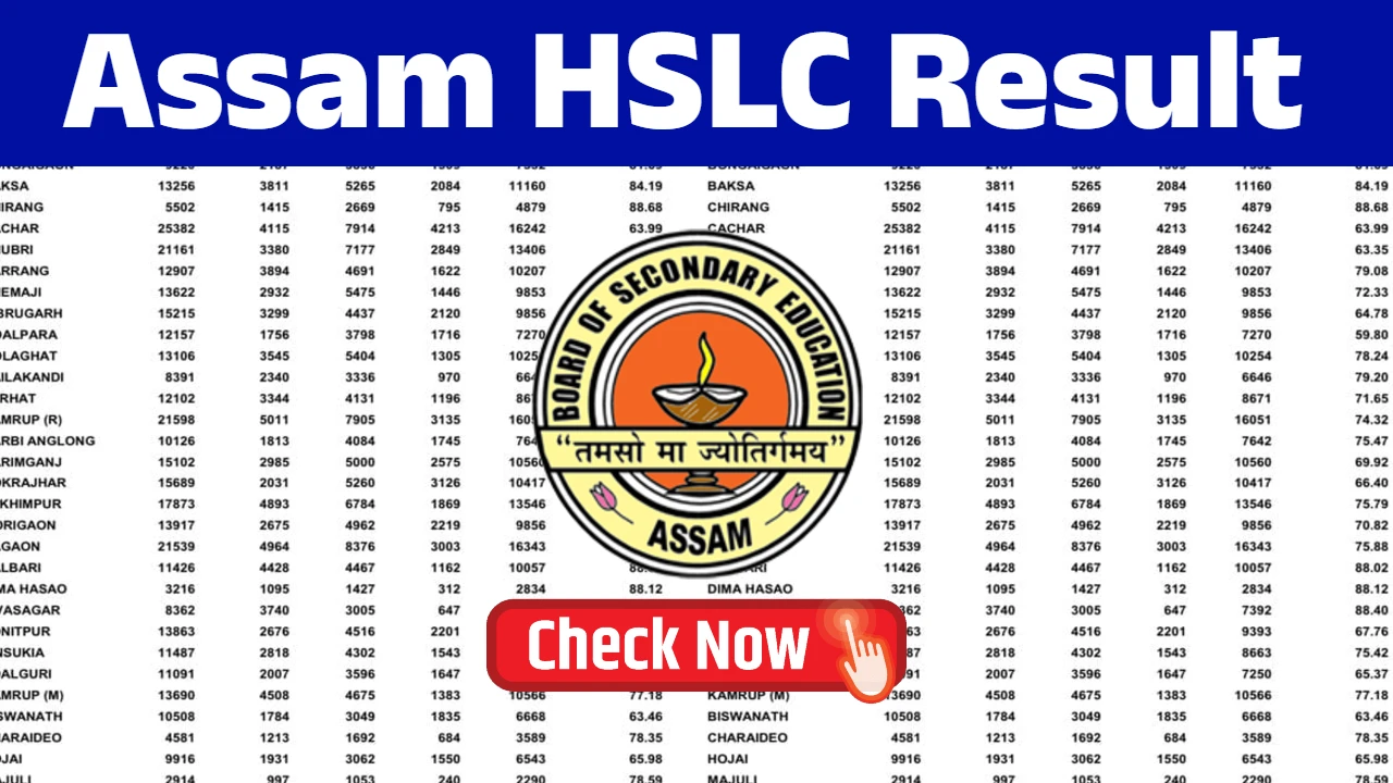 Assam HSLC Result