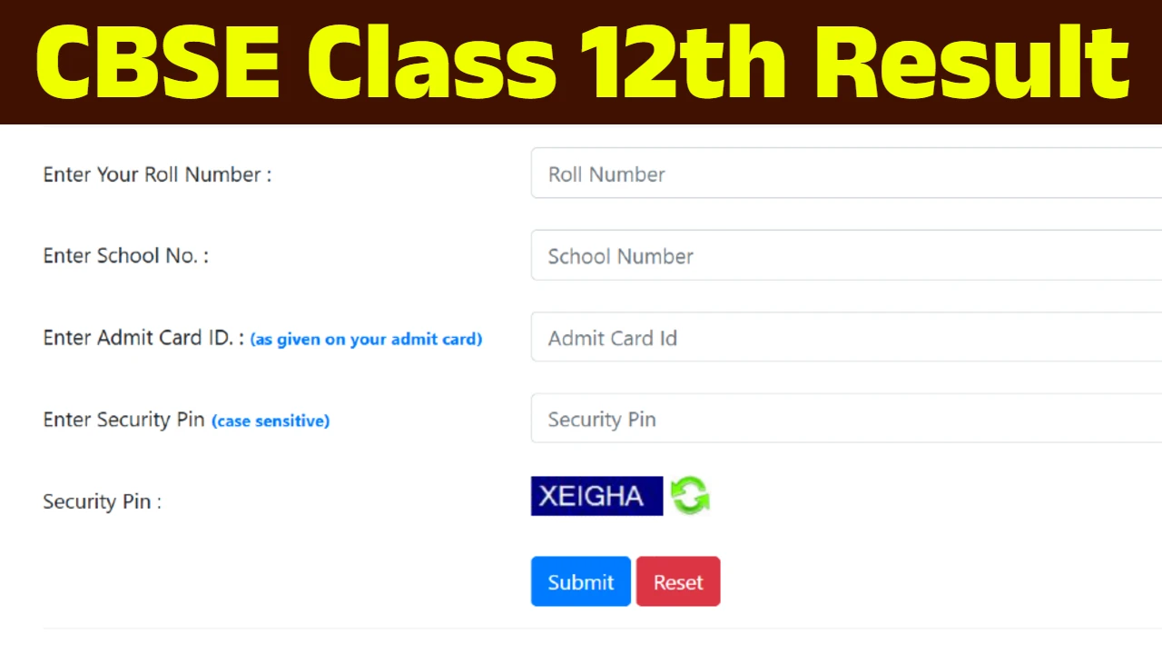 CBSE Class 12th Result